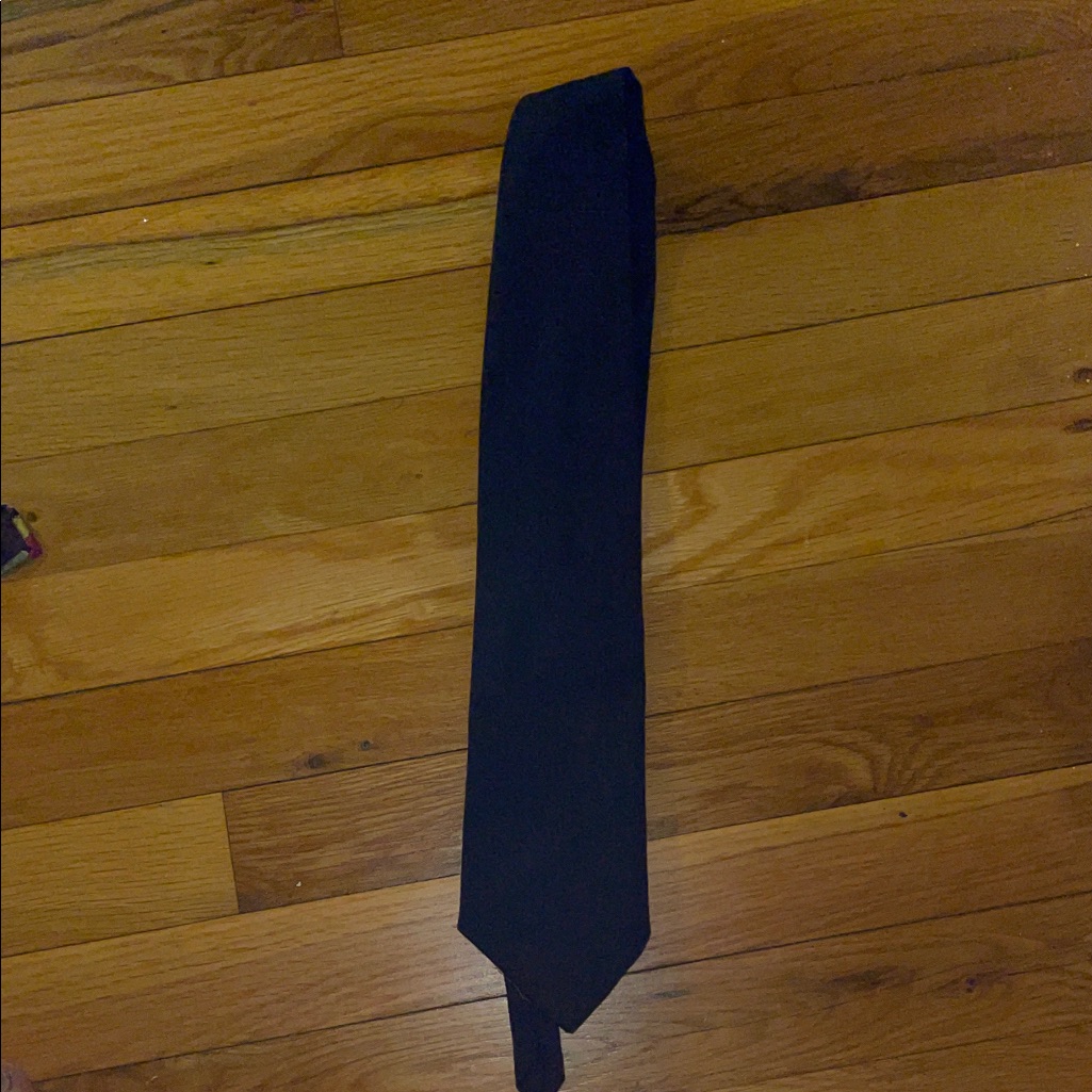 Classic Black Necktie Blue